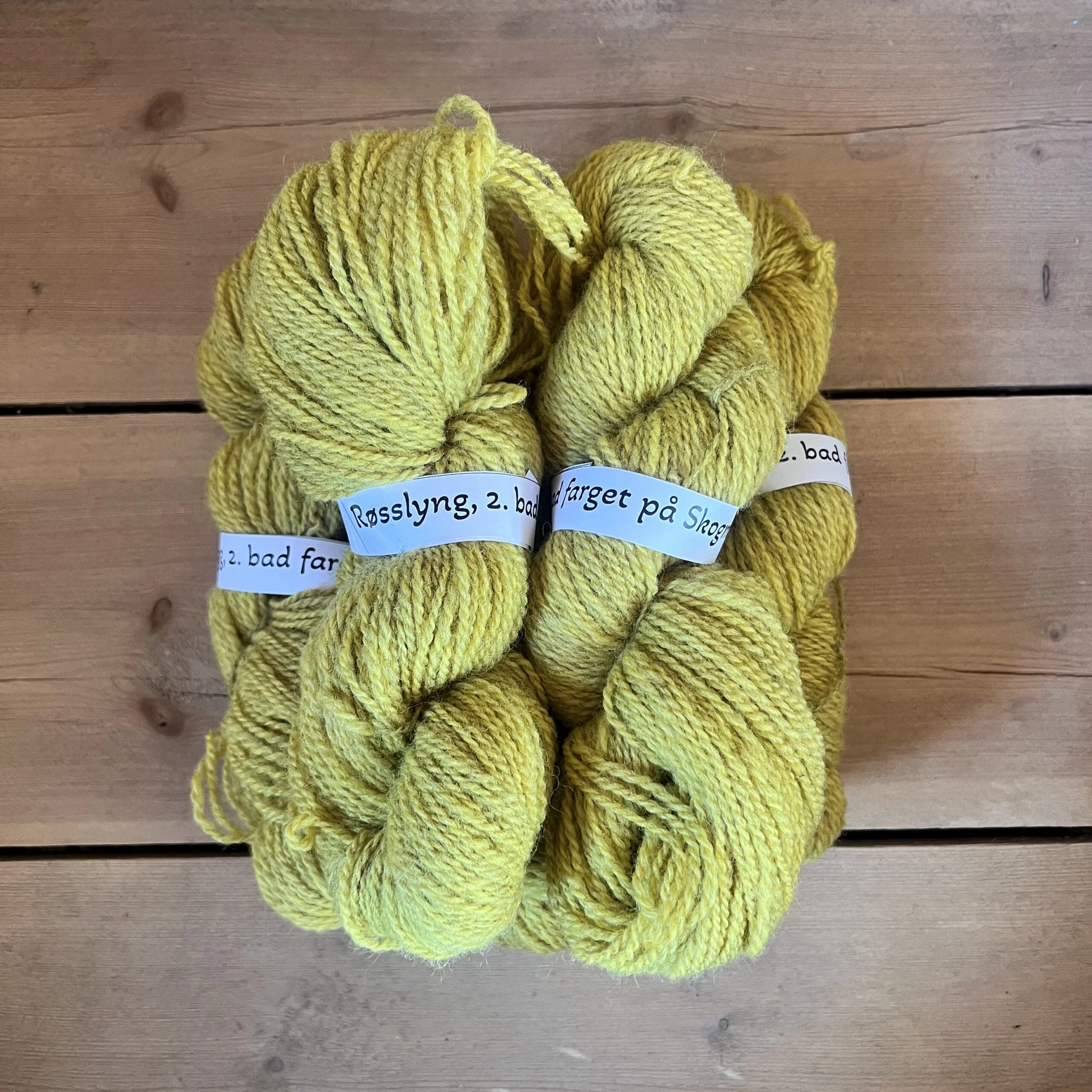 Skogmus farget på røsslyng 2. bad